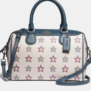 NWT Coach Mini Bennett w/Western Star Print